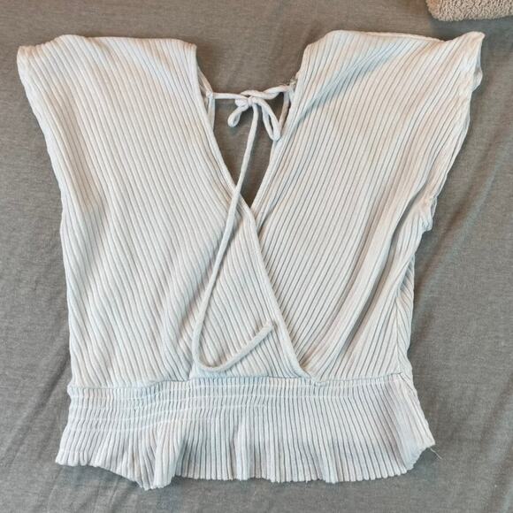 Bundle 4 Altar'd State Shirts Sweater Tops S M White Gray Brown - Picture 7 of 14